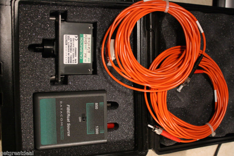 Datacom Textron FIBERcat Optical Loss Measurement Set