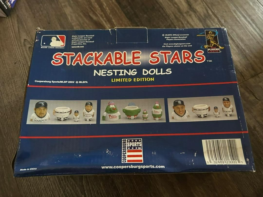 BRAND NEW Colorado Rockies Stackable Stars Nesting Dolls w/ Box