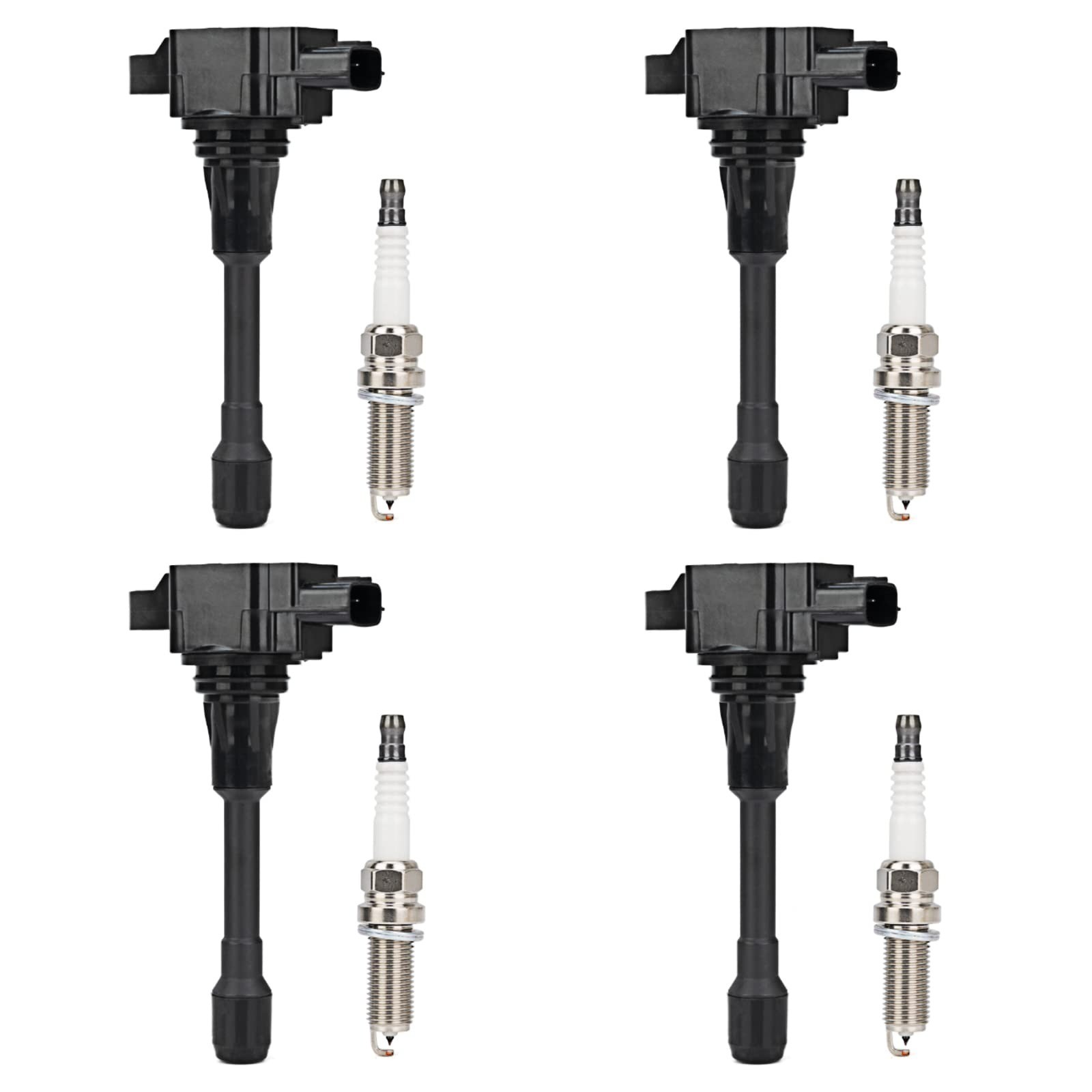 MiKaFex Ignition Coil Pack & Iridium Spark Plug for Nissan & Infiniti