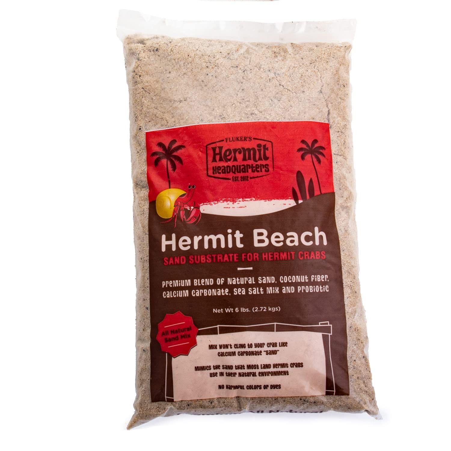 Fluker's All Natural Premium Hermit Crab Sand 6 LBS, Value not found