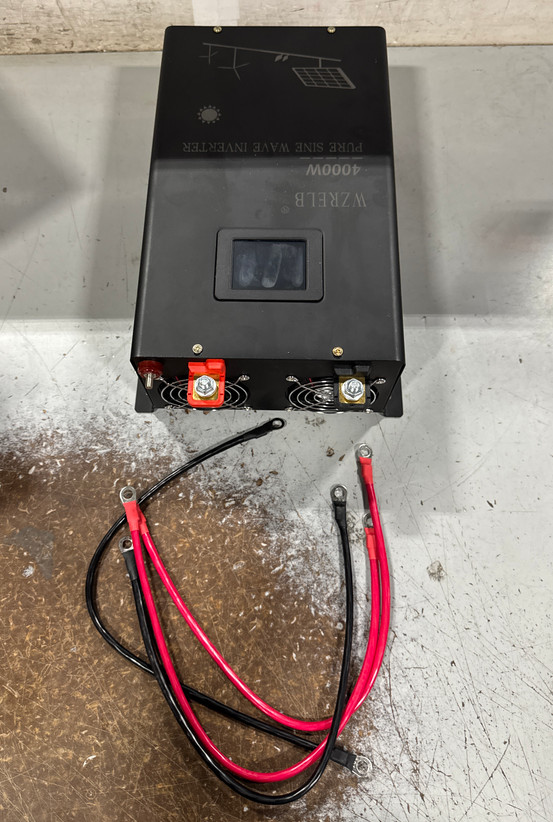 24VDC Split Phase Pure Sine Wave Inverter 4000W 120AC Secondary Sale,NOT WORKING