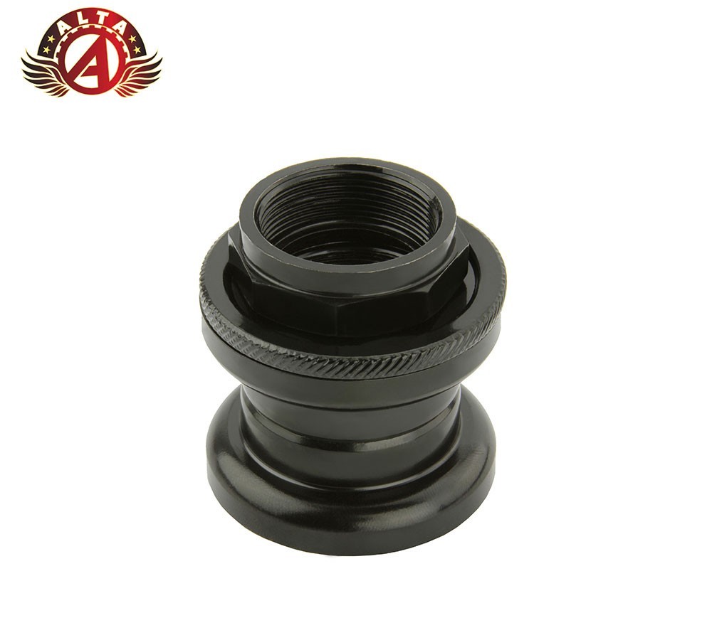 ALTA BMX Bicycle Threaded Steel Headset 1 Inch Black 21.1x32.5x27mm Bike Set.
