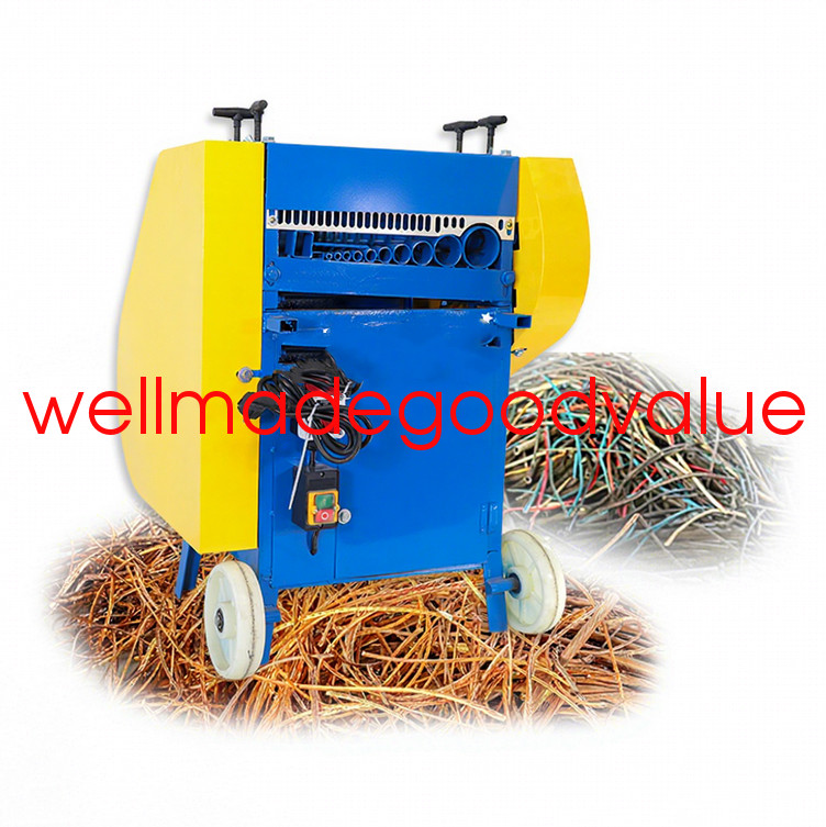 Electric Wire Stripping Machine/Scrap Copper Wire Cable Peeling 1-60MM 3kw 110v