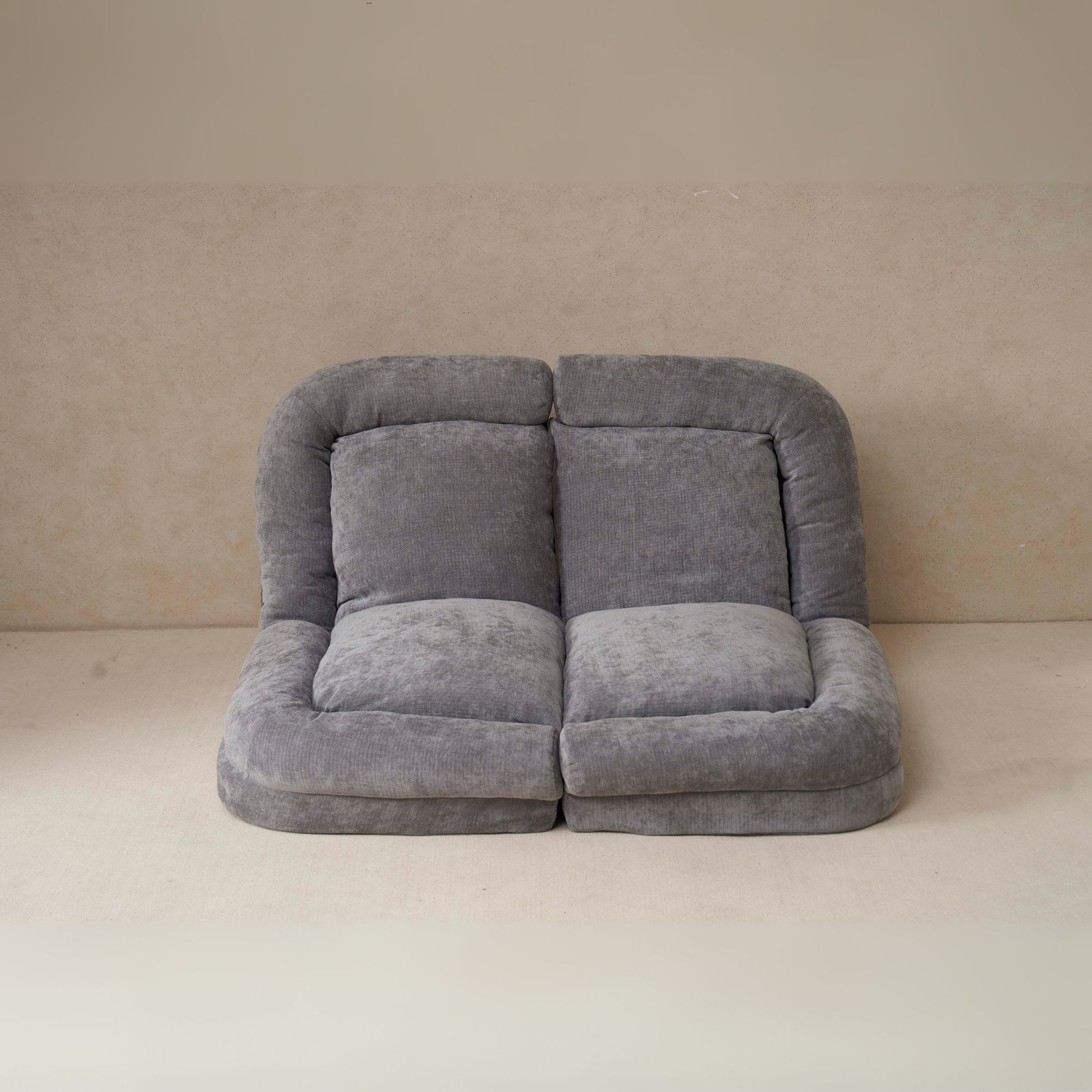 Convertible Fold-Out Double Sofa Bed, 18 Sections Adjustable