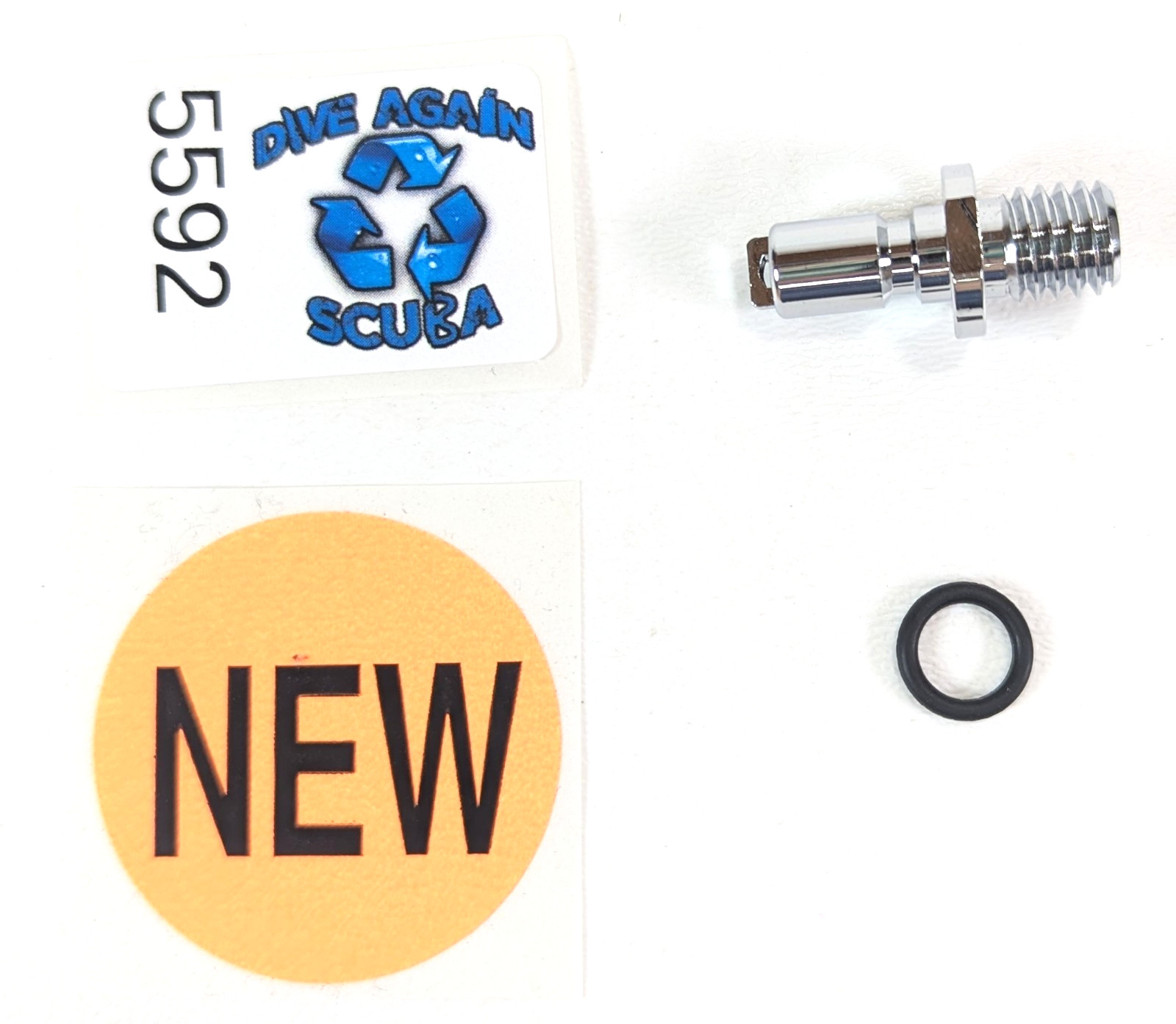 US Divers Standard Scuba Dive BCD QD Inflator Nipple Stem 3/8" Quick Disconnect