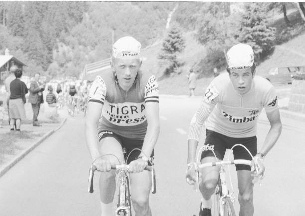 Robert Hagmann and winner Pfenninger 1960s Switzerland Old Photo