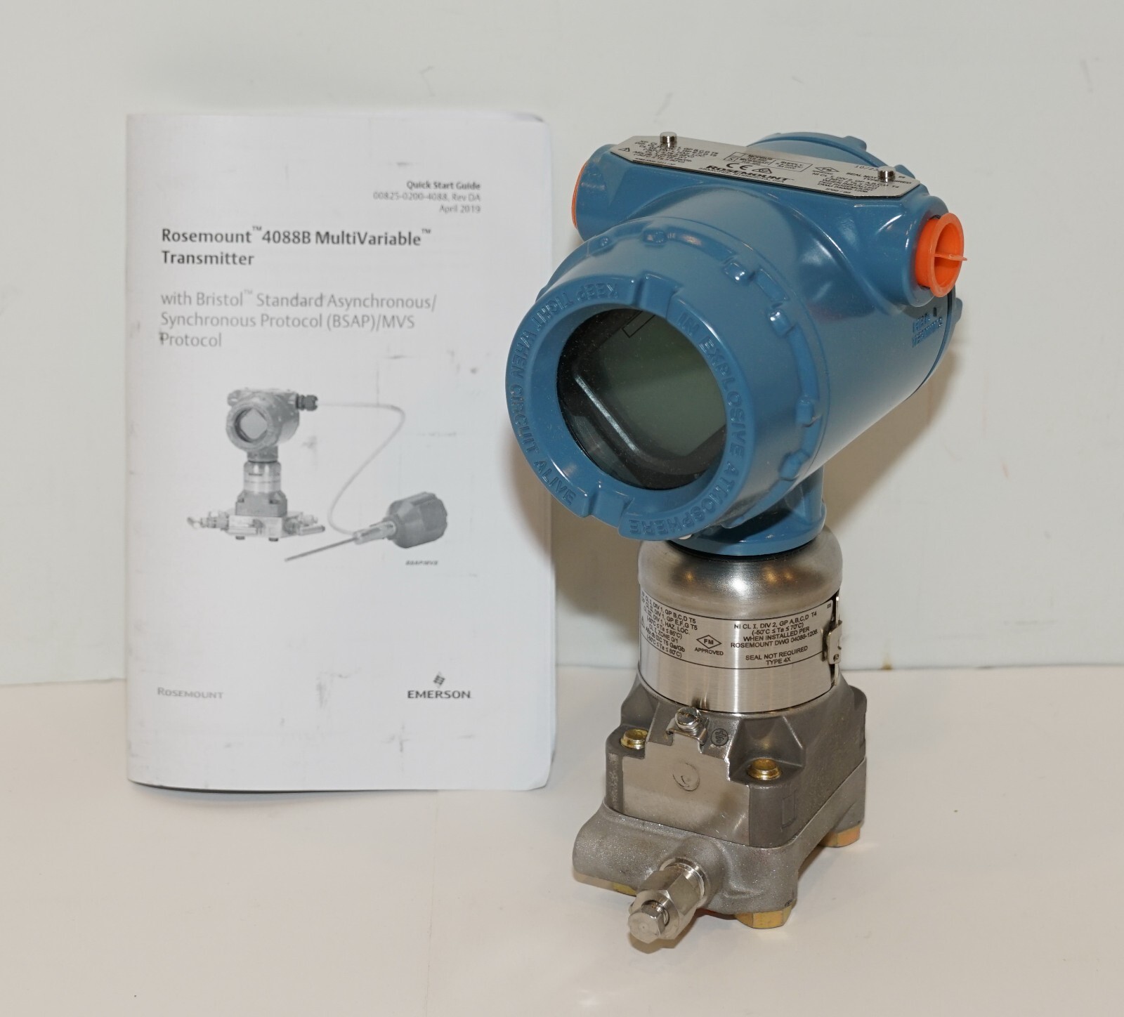 ROSEMOUNT MULTIVARIABLE TRANSMITTER 4088B3P13A7R2E121AE5M5C1 1500 PSI