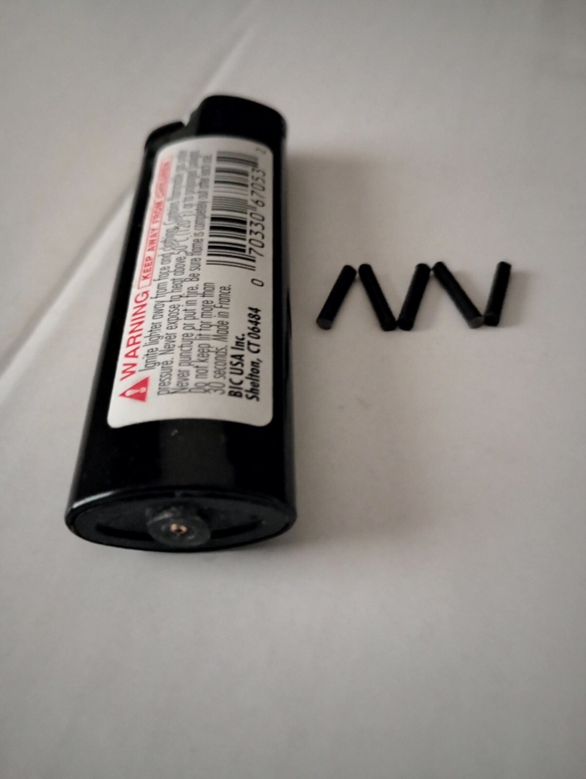 SPECIAL EDITION - ALL BLACK - Custom Handmade Refillable Bic Lighters - Black