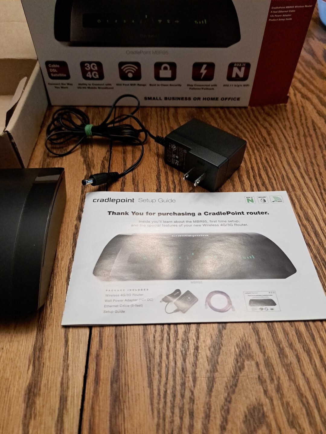 Cradlepoint 3g,4g Mbr95 Wireless Router No Ethernet Cable
