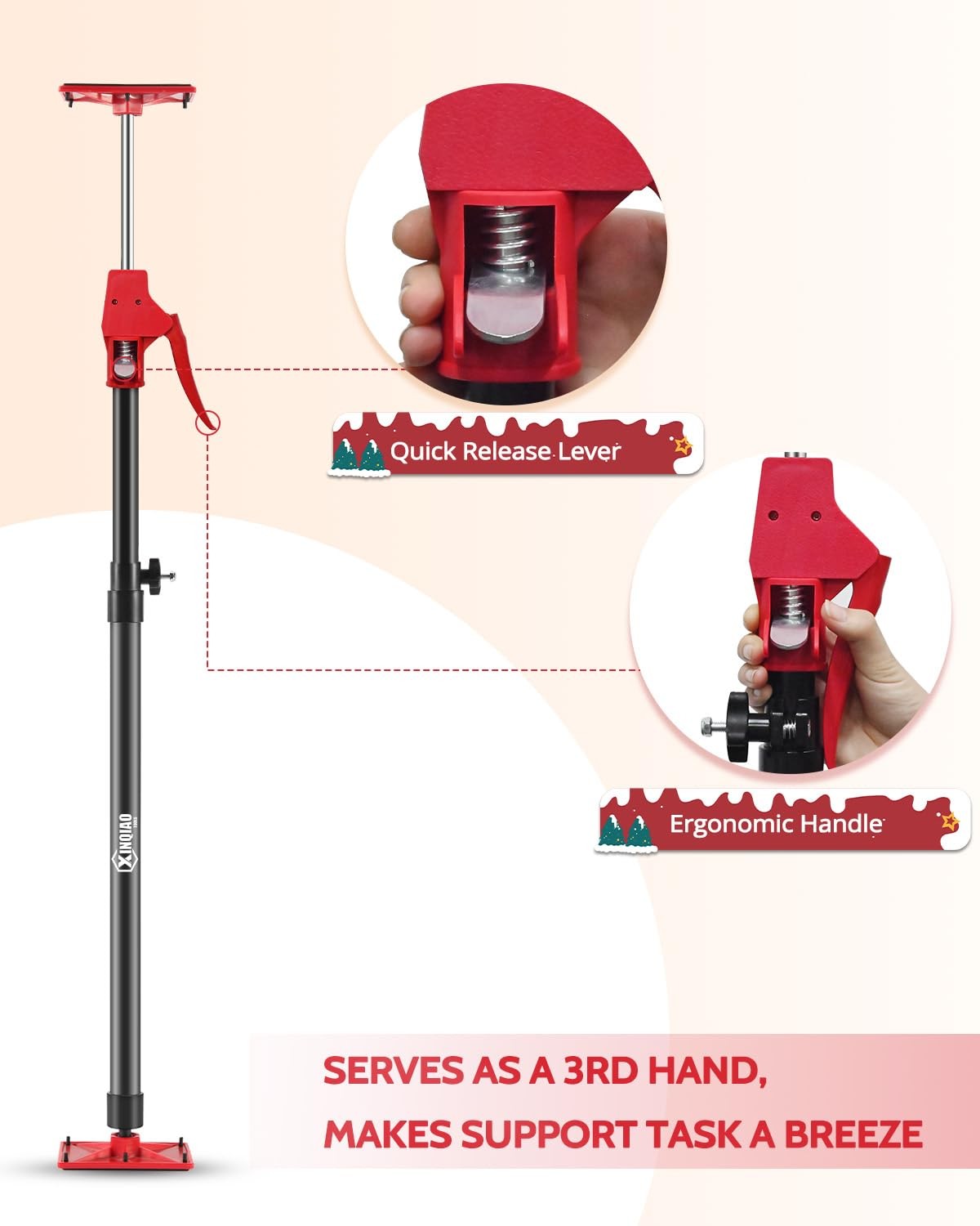 Xinqiao Cabinet Jacks For Installing Cabinets Light Duty Third Hand Tools