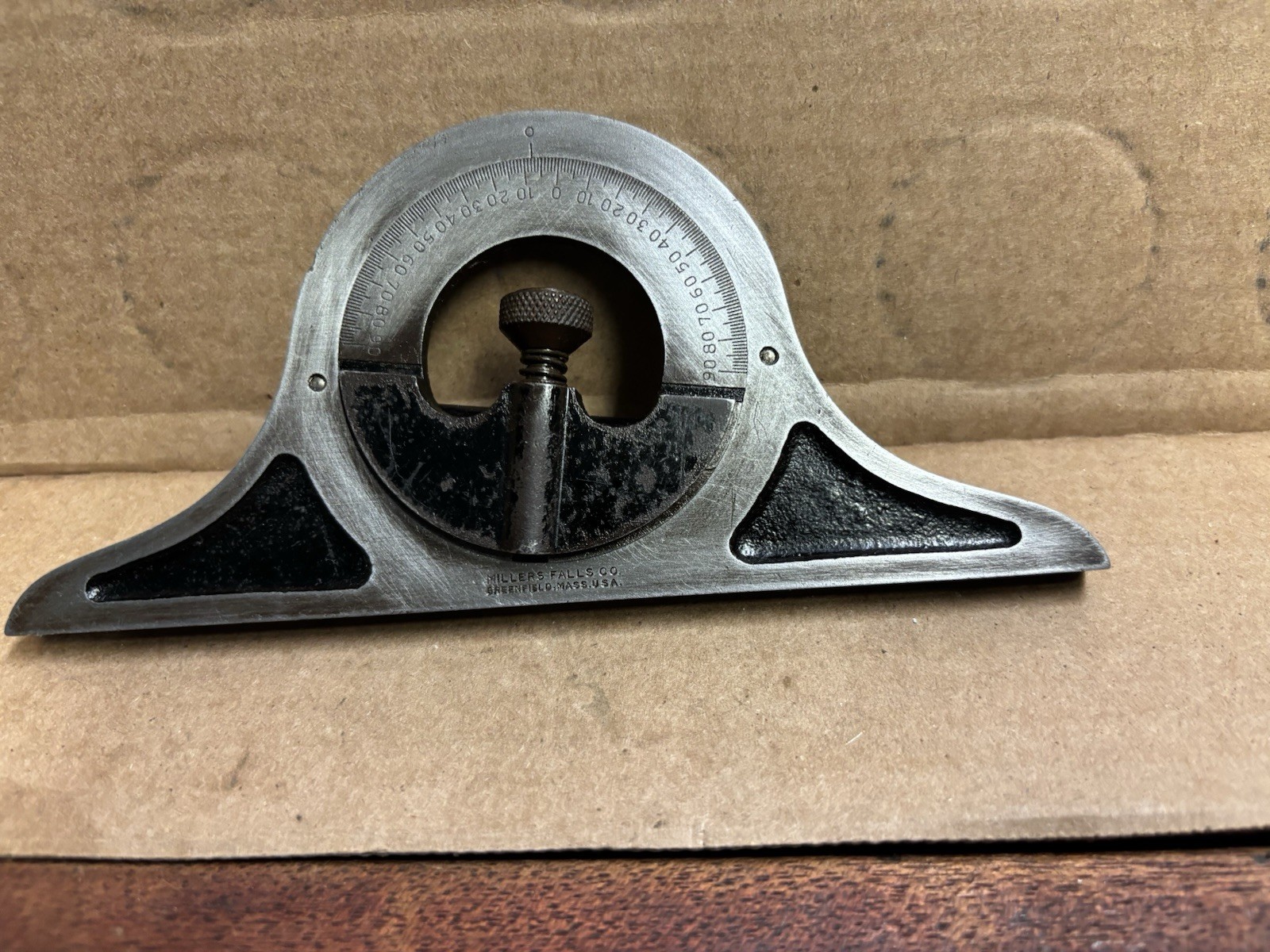 Millers Falls Co. Combination Protractor Semi-Circular Head 0-180° Range