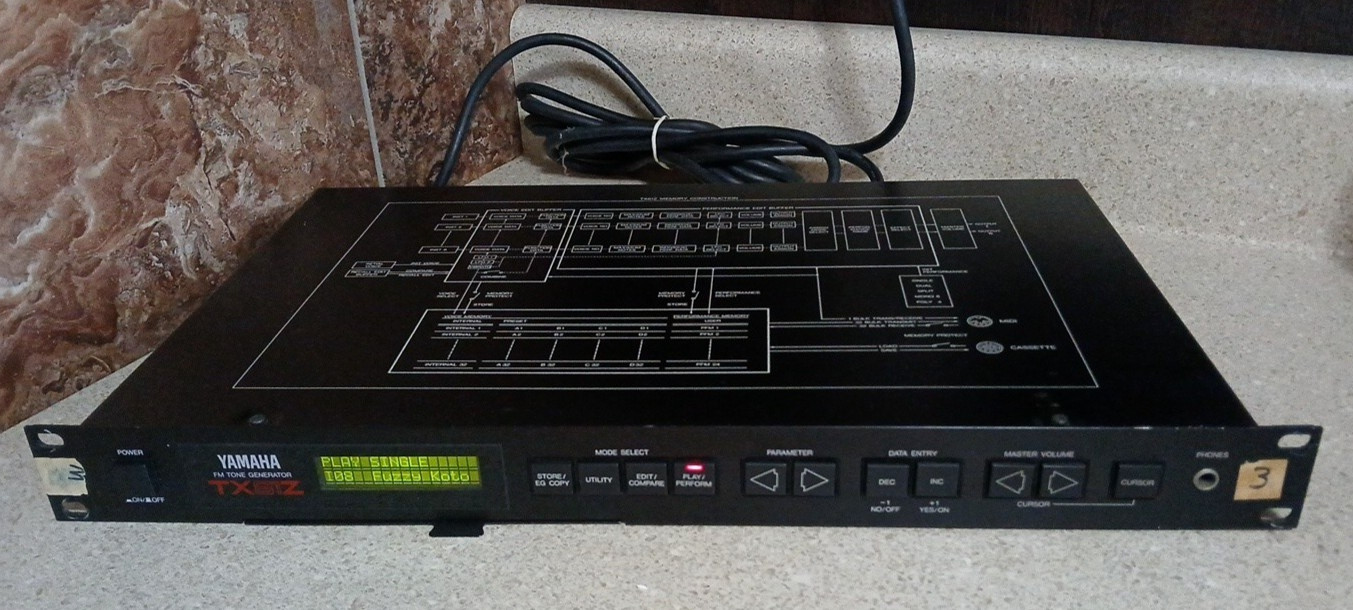 YAMAHA TX81Z FM Tone  Generator Synthesizer