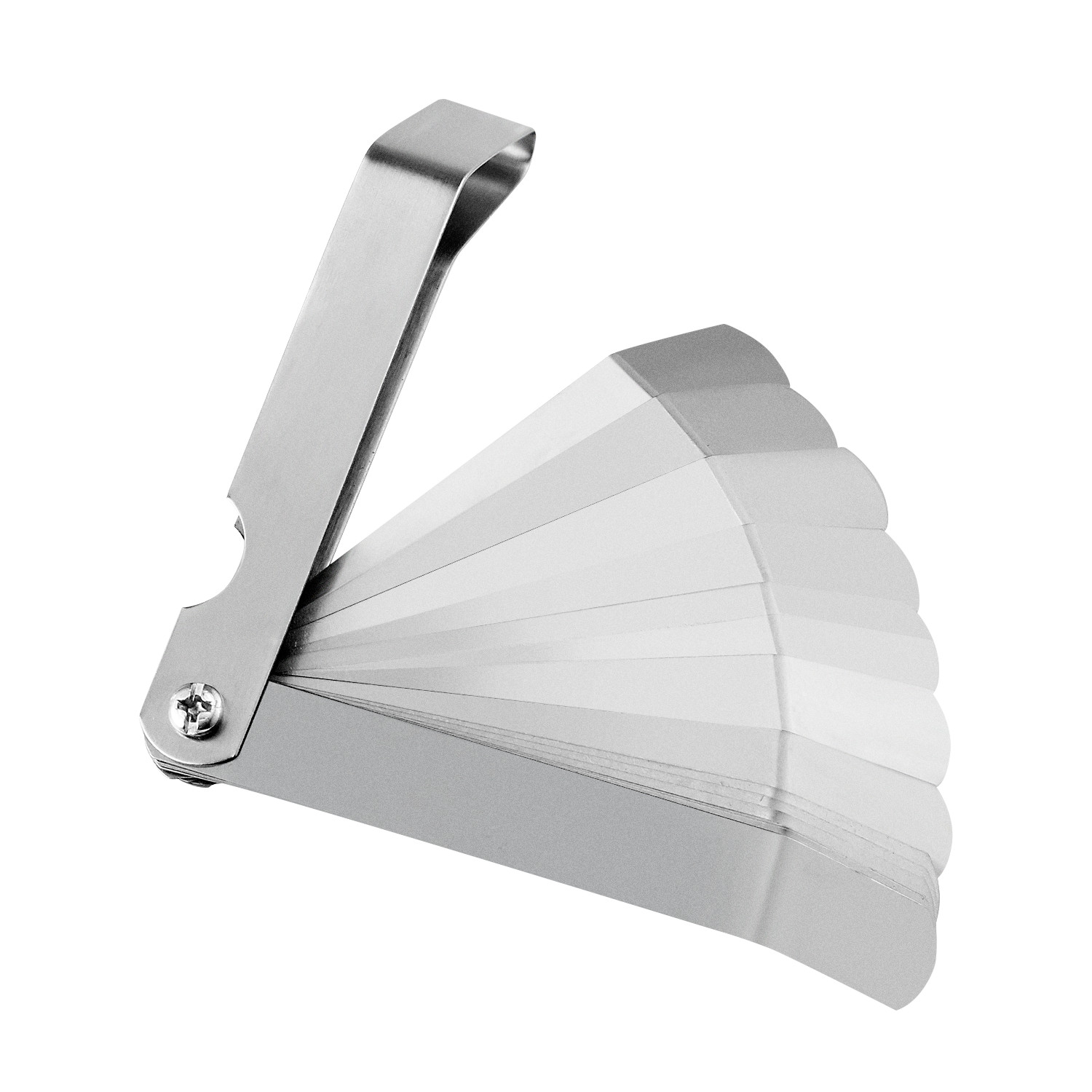 Stainless Steel 16x Blade Feeler Gauge Valve Offset Feeler Gauge Measuring Tool