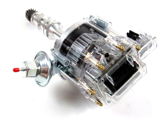 Ford FE 352 390 428 HEI Distributor 65K Ignition Coil Clear Cap D33107C