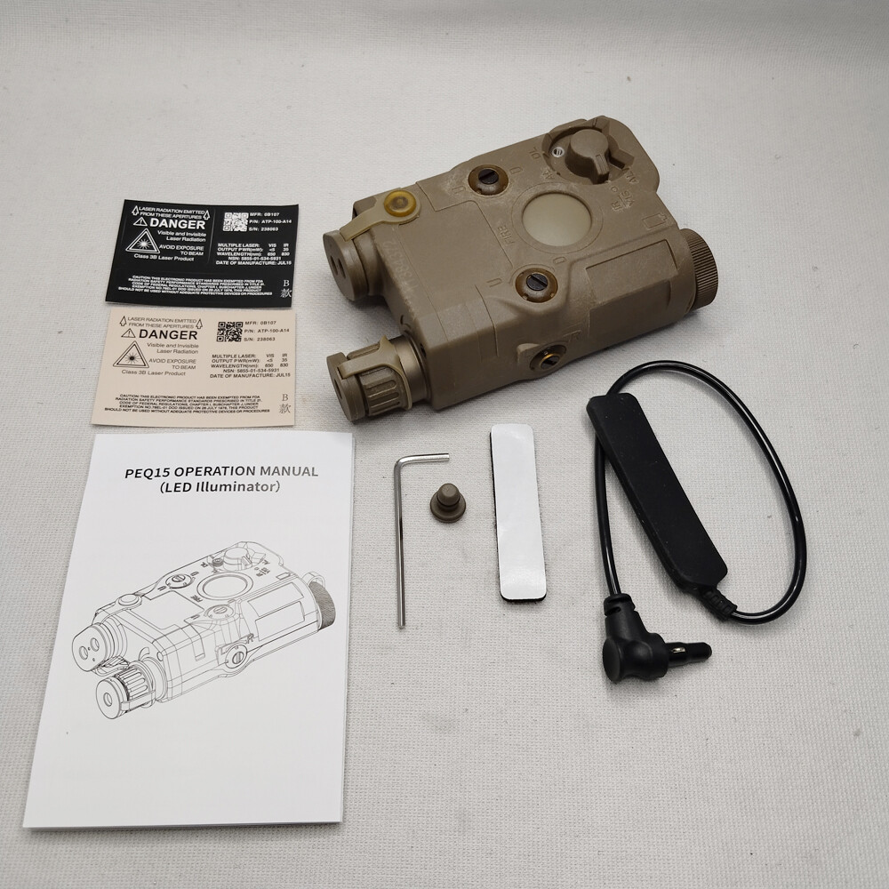 PEQ-15 Green/IR Laser Illuminator Adjustable LED ILLUMINATOR Light