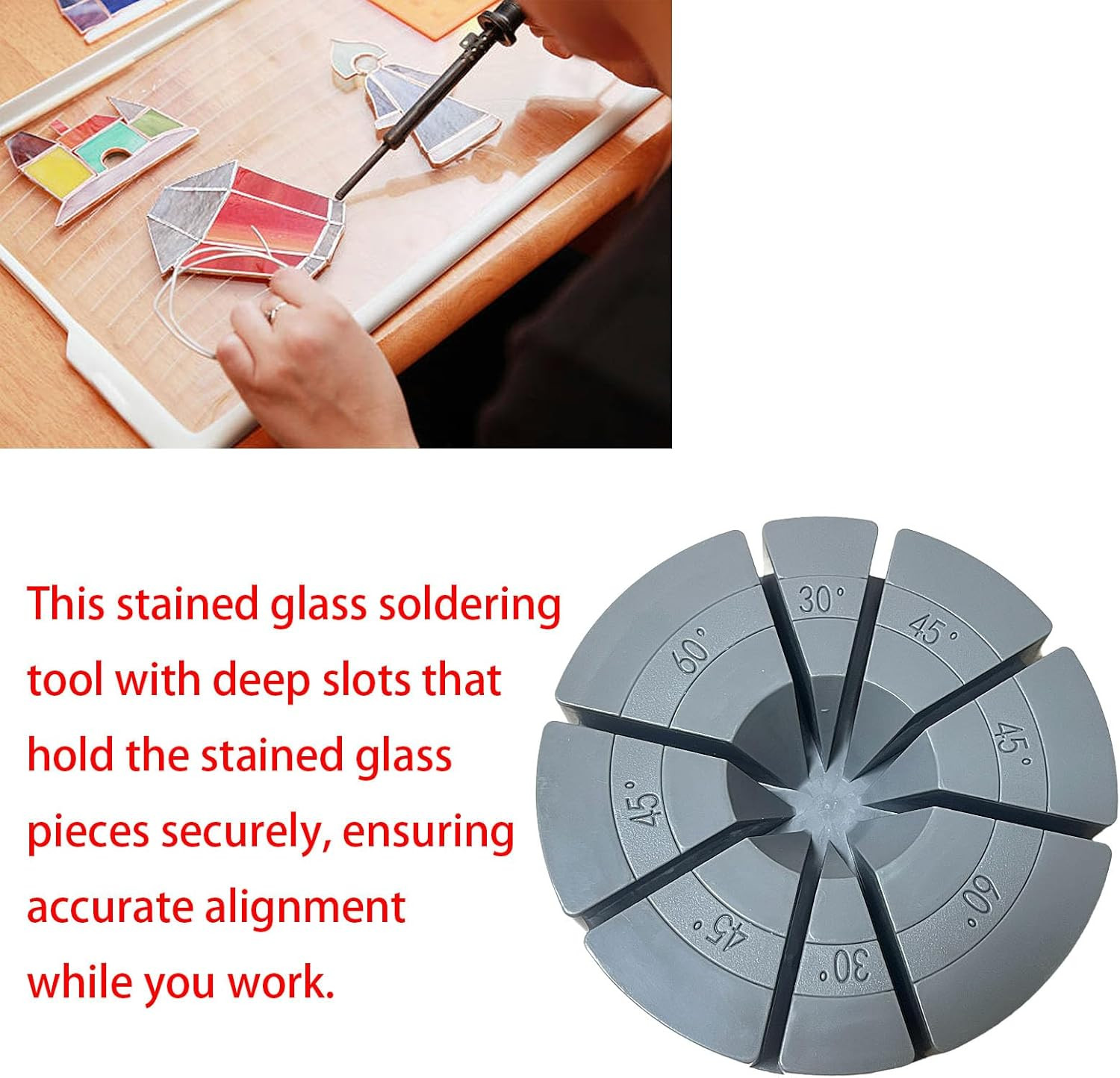 Stained Glass Angle Tool 3D Stained Glass Soldering Jig Stained Glass Supplies