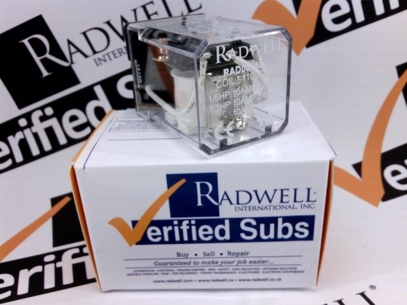 RADWELL VERIFIED SUBSTITUTE 1053PDT10A110VDCSUB / 1053PDT10A110VDCSUB (BRAND NEW