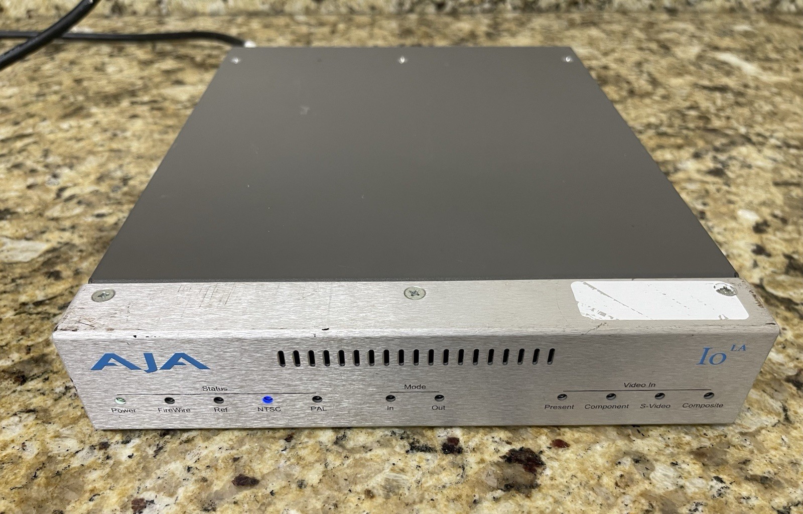 AJA Io LA External Video Capture Device 10-bit Analog Uncompressed Breakout Box