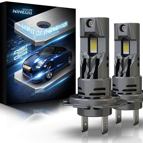 Bulbs, No Adapter Required, 600% High Brightness, 6500K Cool White, H7