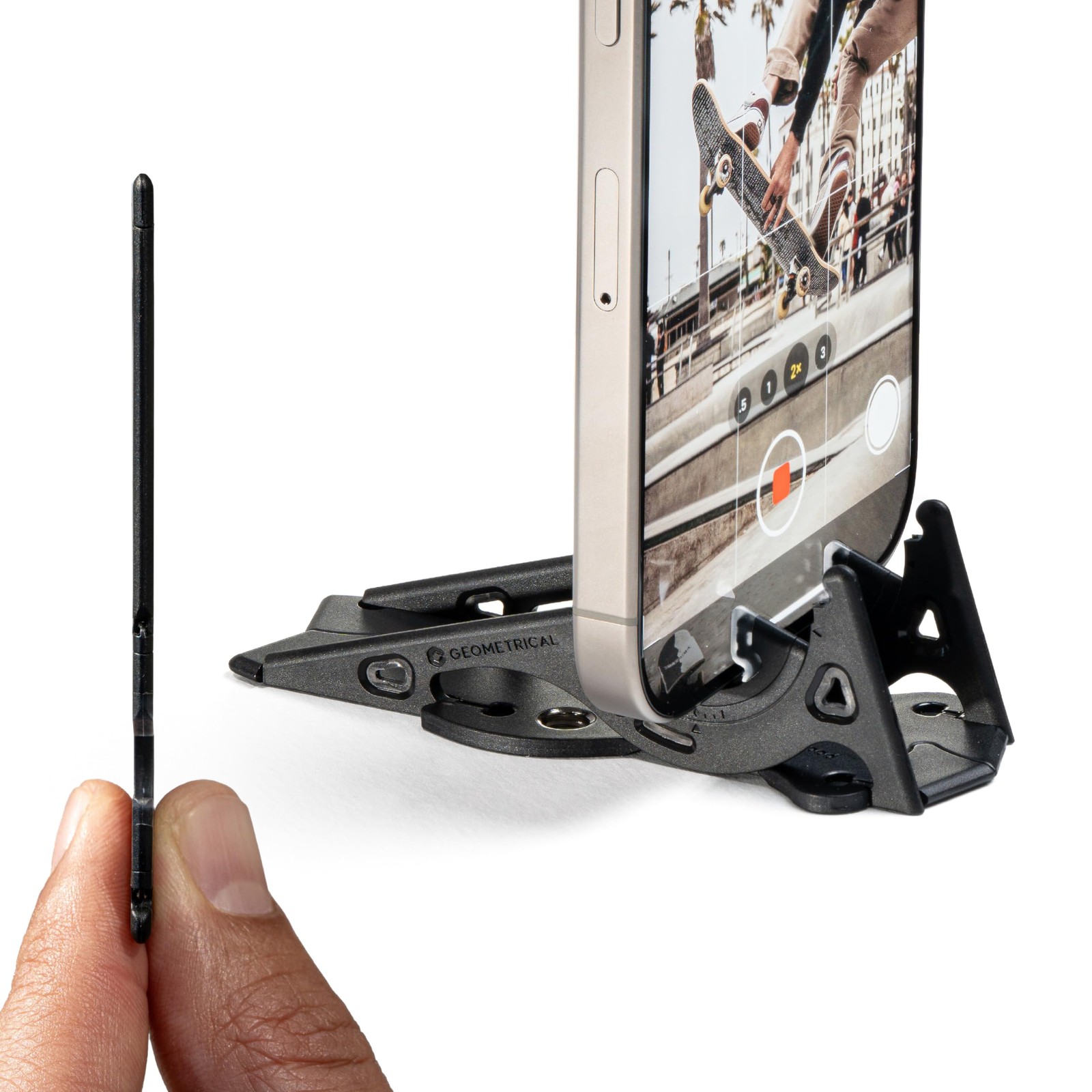 Portable Universal Tripod Kit by GEOMETRICAL Matte Black