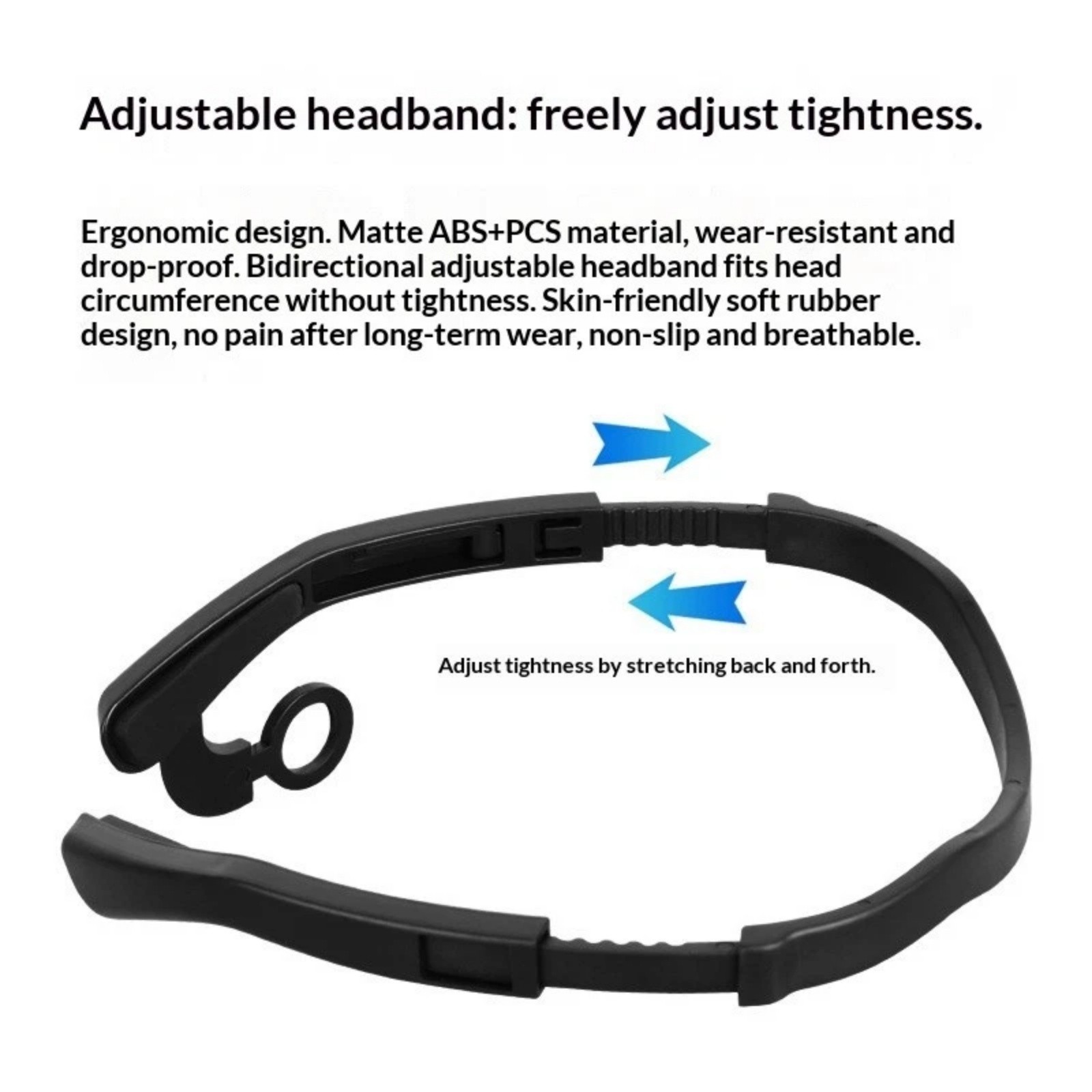 Ear Headlamp with Motion Sensor 1000mAh Battery Type-C Fast Charging USB-C