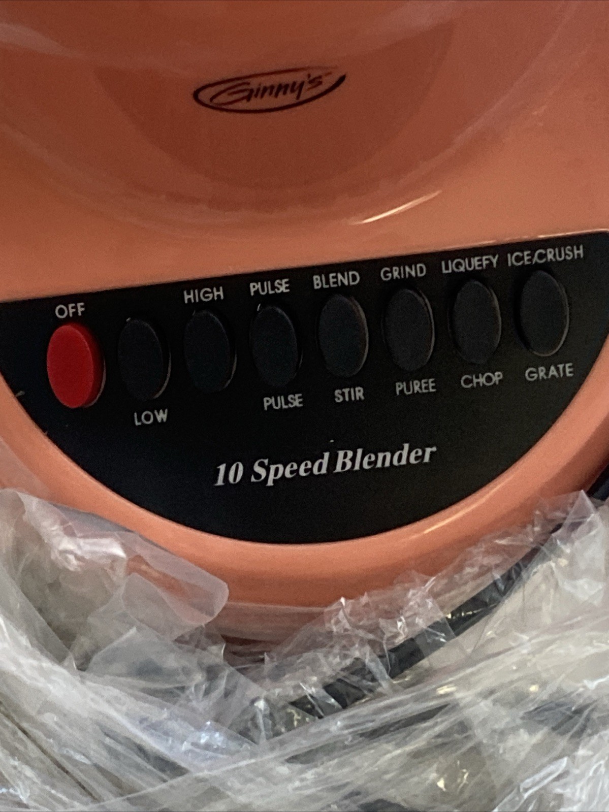 Ginny's Pink Essential 10 Speed Blender New Opened Box