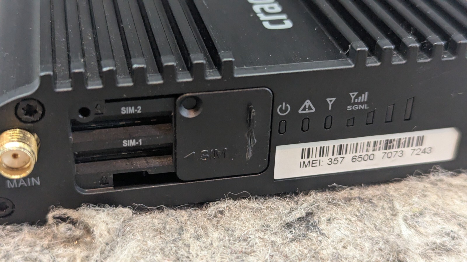 CradlePoint IBR650B-LP4 4G LTE w/ 3G Fallback Router - Untested