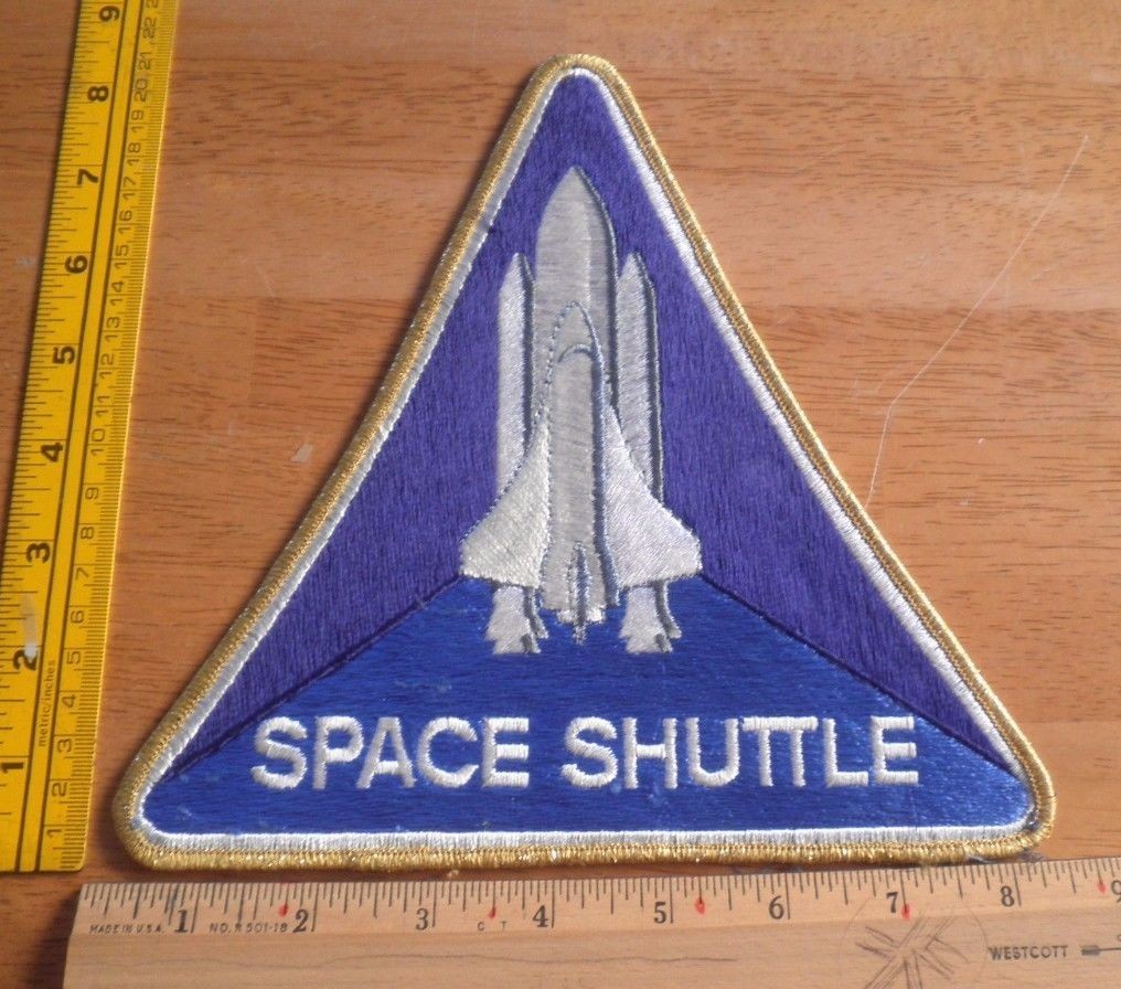 LARGE 8.5" Space Shuttle NASA ptach unused HTF