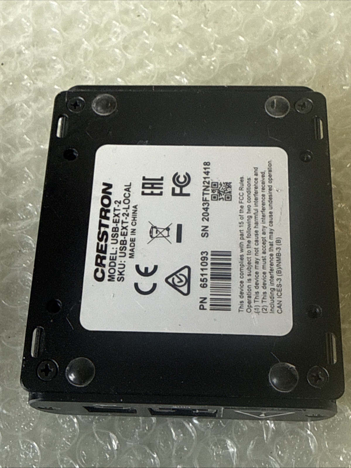 Crestron USB-EXT-2-LOCAL USB over Category Cable Extender