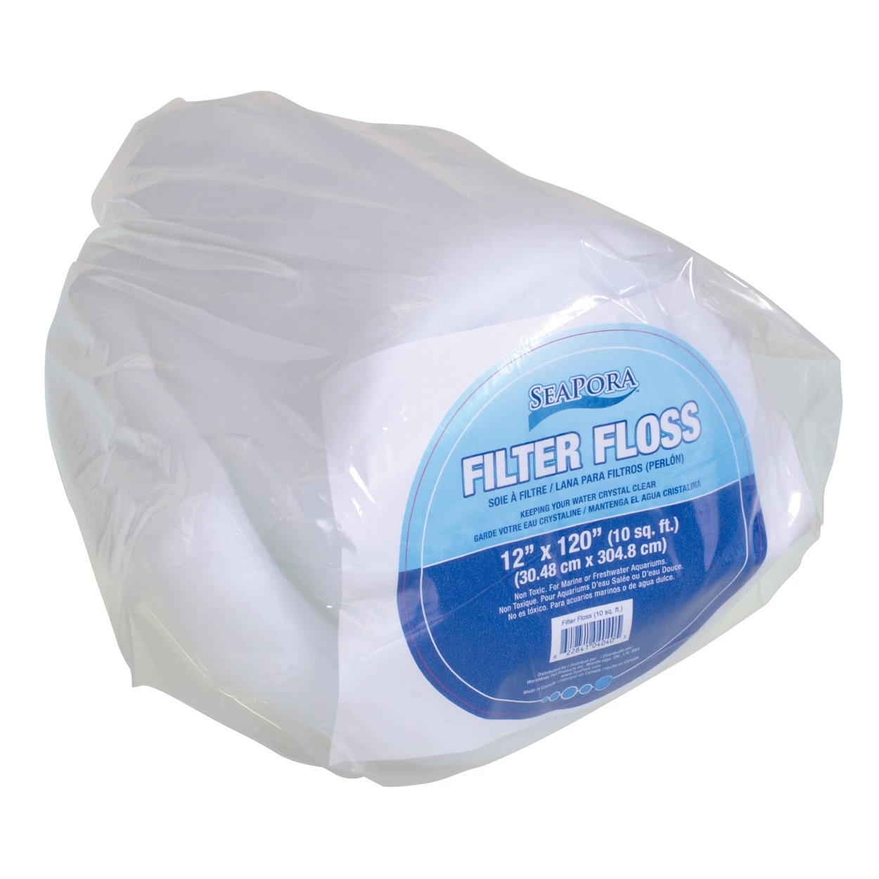 Aquarium Filter Pad 12x120 - Seapora 4040 Filter Floss, 10 sq. ft.