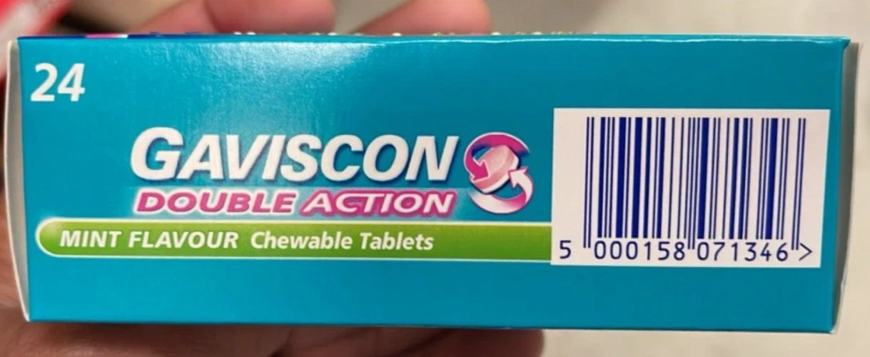 (8 X 24 Count Tablets) Gav-I$Con Tablets Double Action