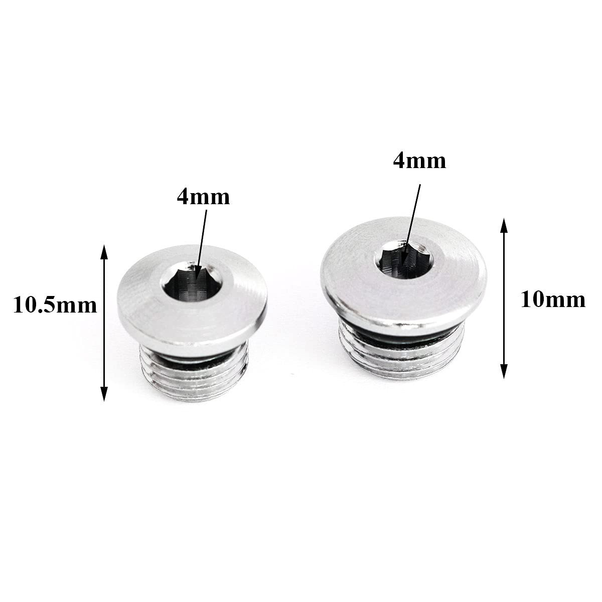 heyous Stainless Steel Scuba Diving Regulator Plug Kit