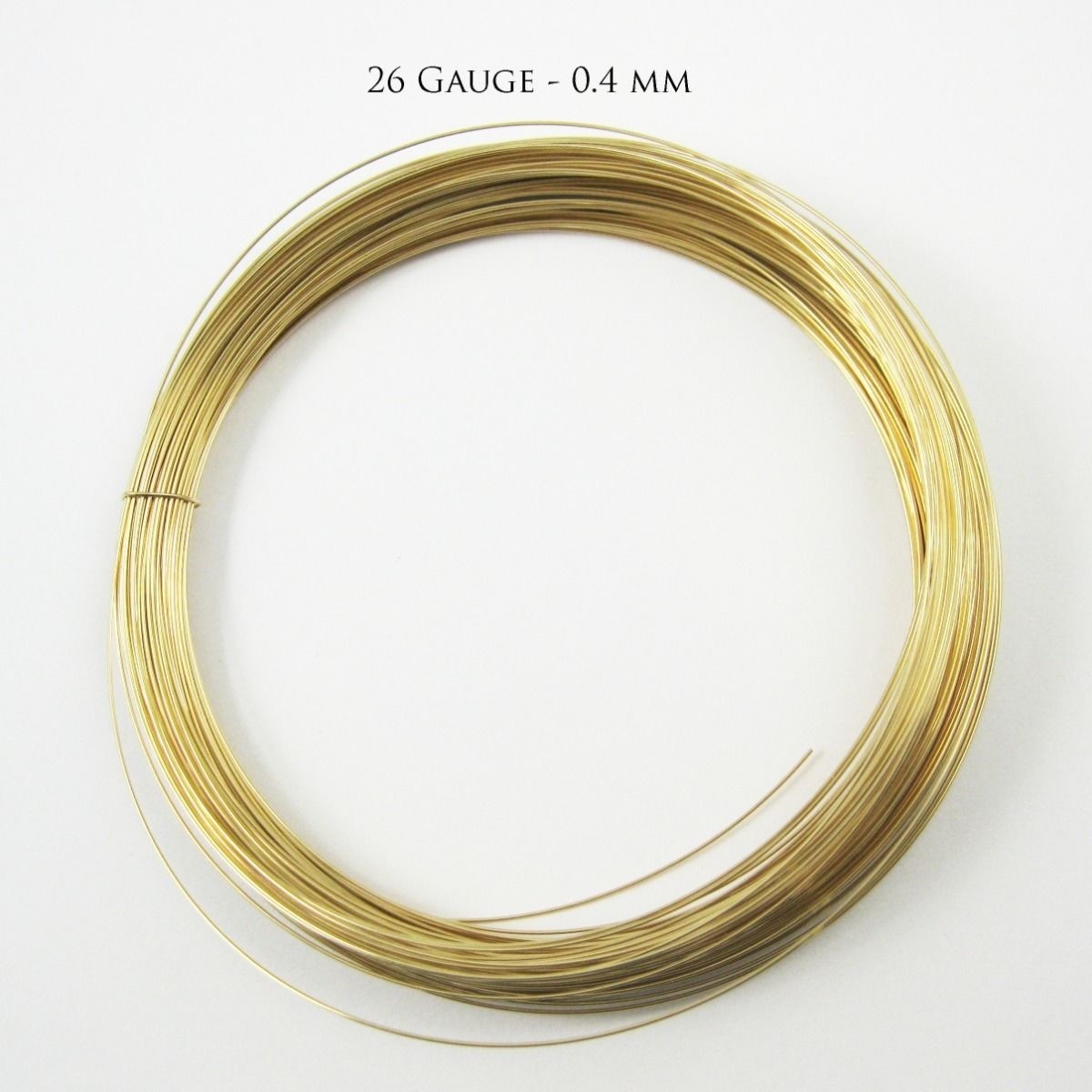 14K Gold Filled Wire - Jewlery Craft Wire - 26 Ga half hard- 6 feet