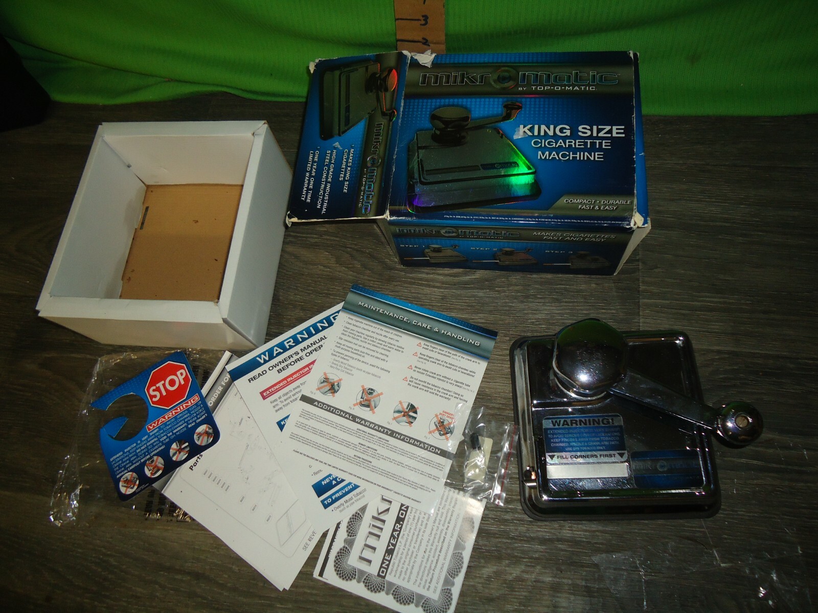 mikr O matic king size cigarette machine top-o-matic