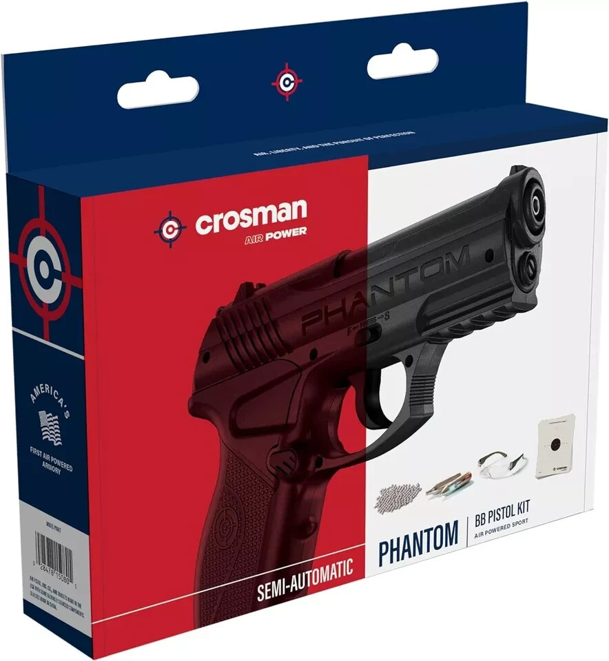 Crosman Phantom P10 BB Semi Automatic CO2 Air Gun Kit