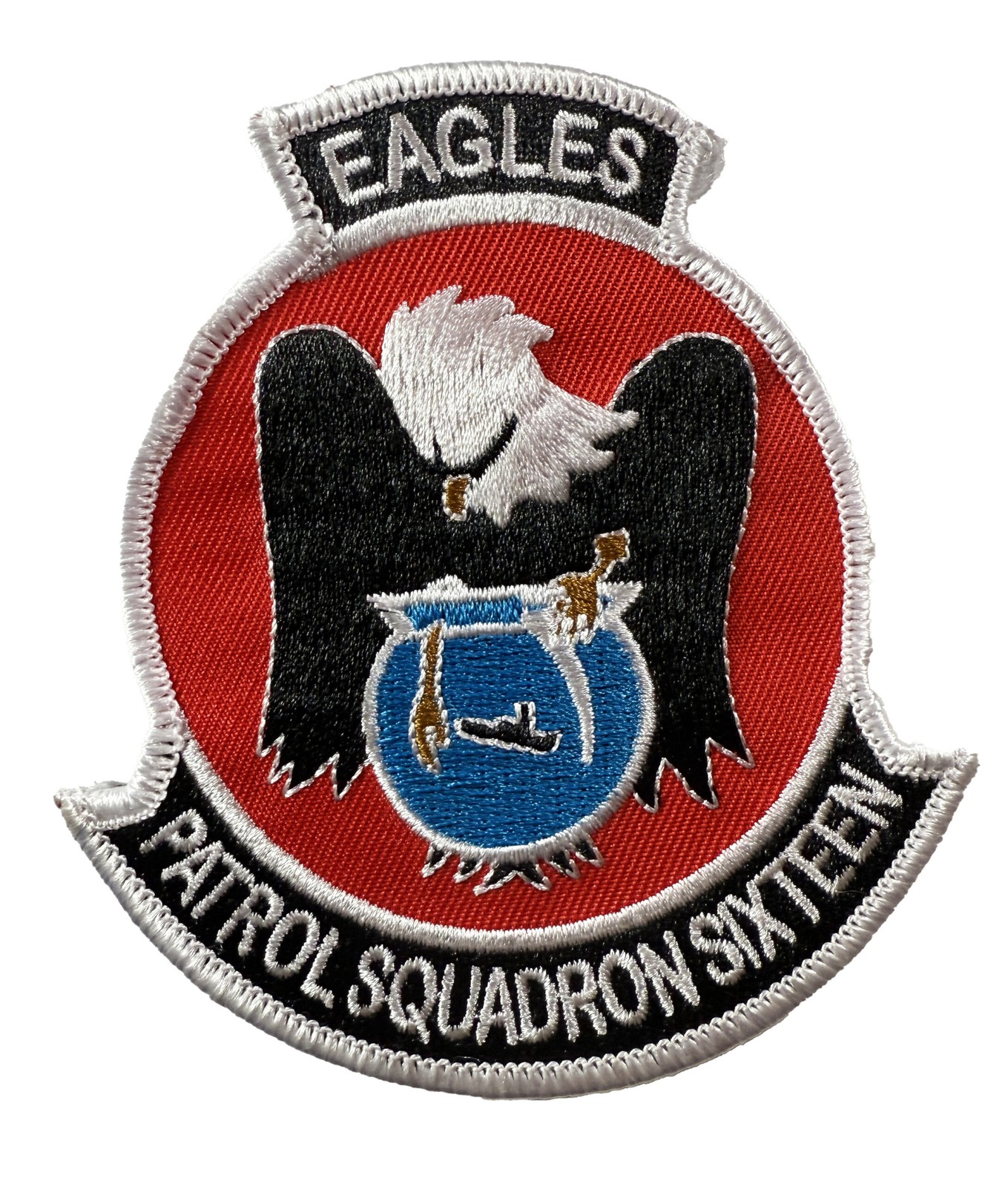 VP-16 War Eagles Squadron Patch – Iron On/ Sew On, Embroidered, 4 Inch