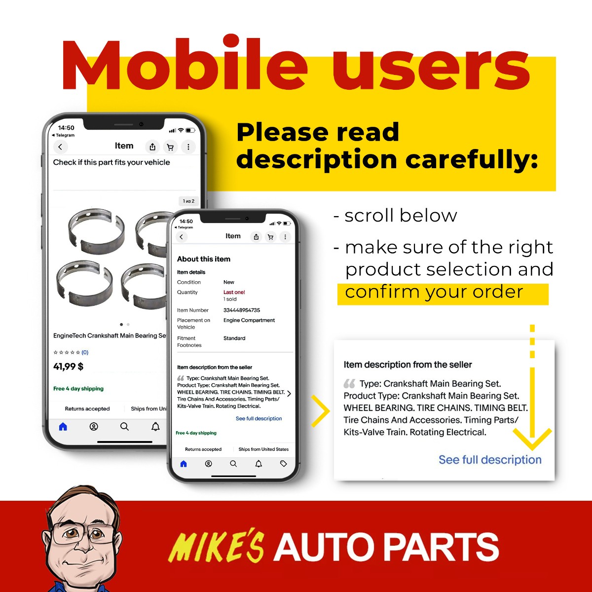 EngineTech Iron Intake Valve Guide