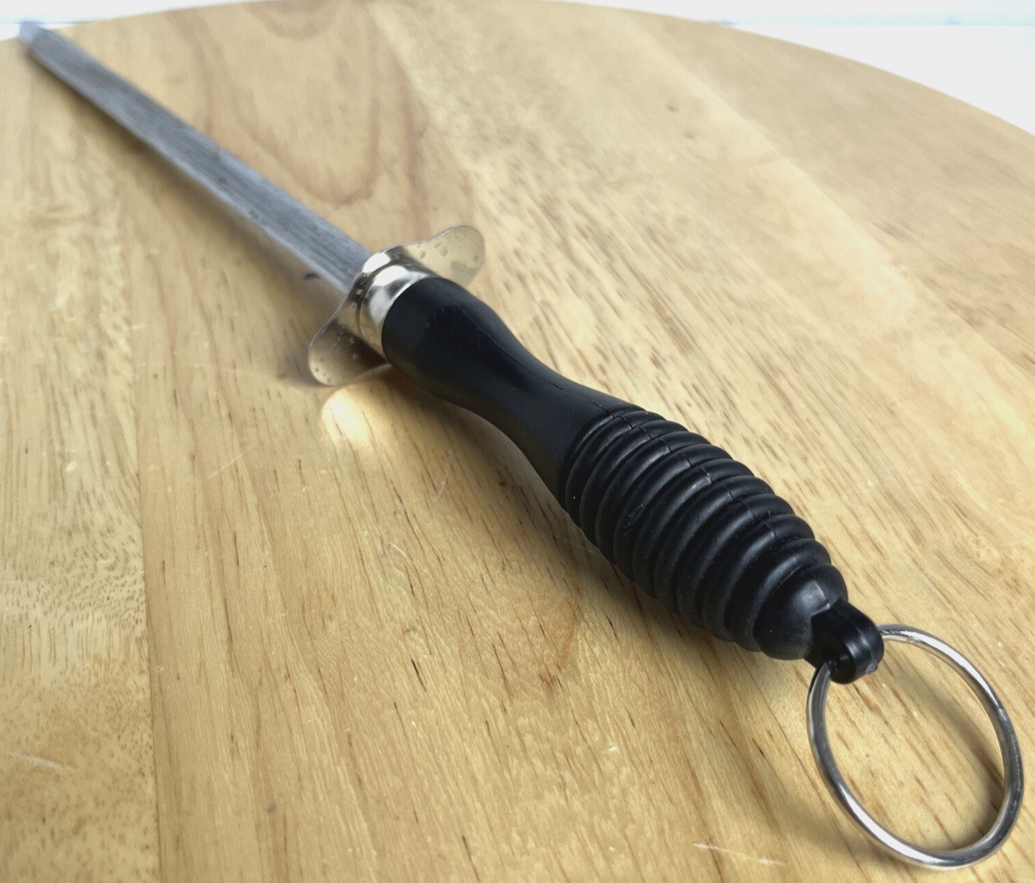 Sharpening Steel Rod Stick Butcher Hone Bar Kitchen Blade Knife Sharpener