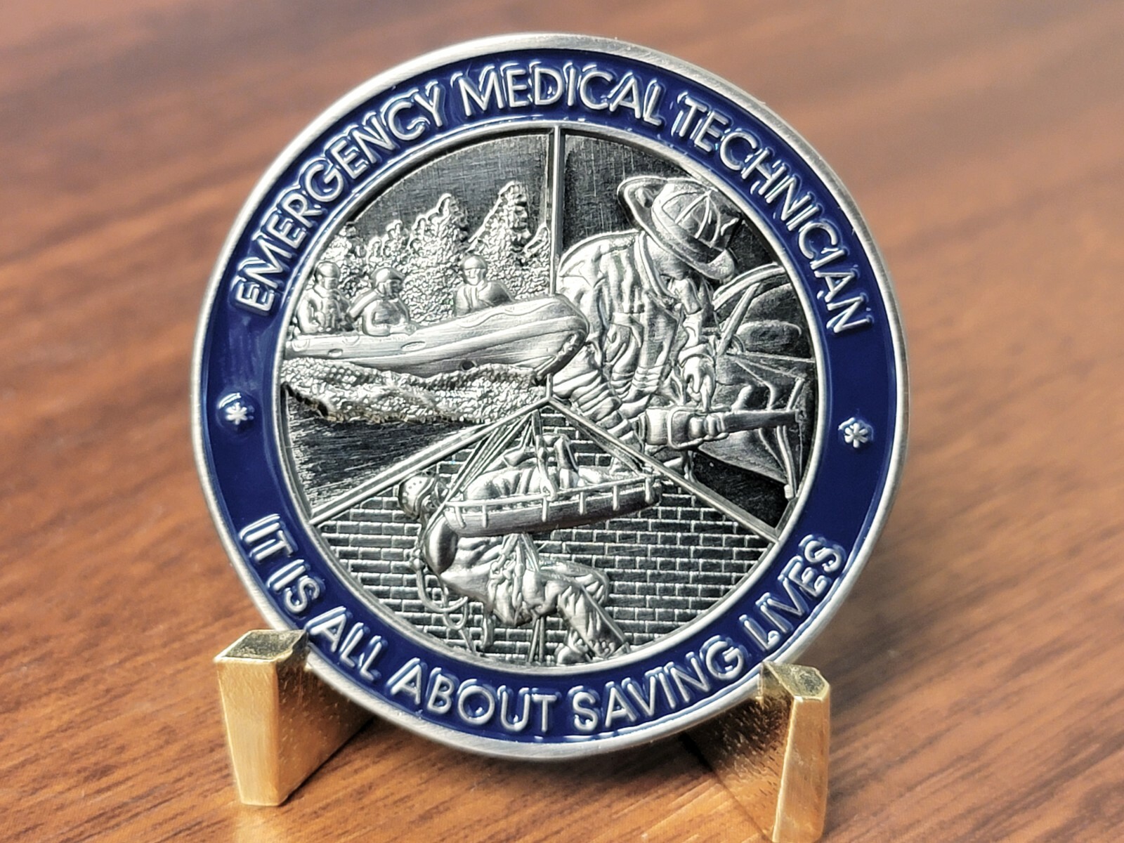 Emergency Medical Technician EMT Challenge Coin