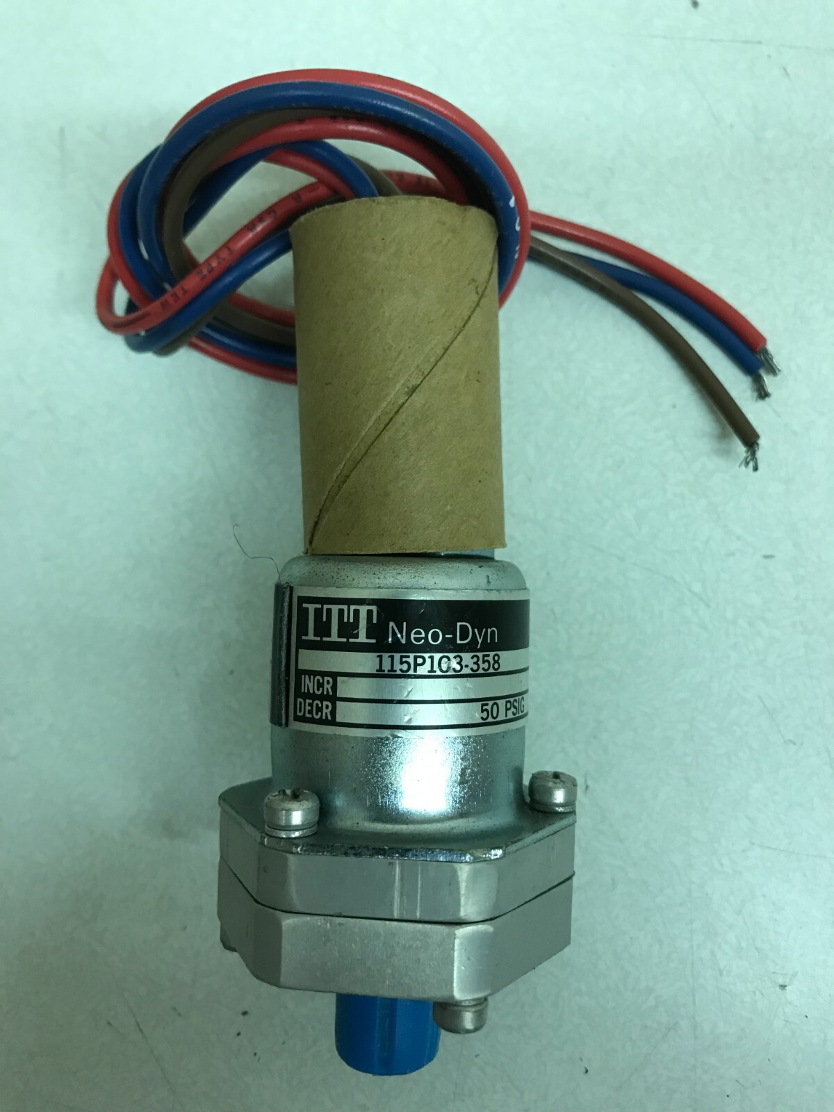 NEW ITT Neo-Dyn 115P1C3-358 Pressure Switch 50 psig