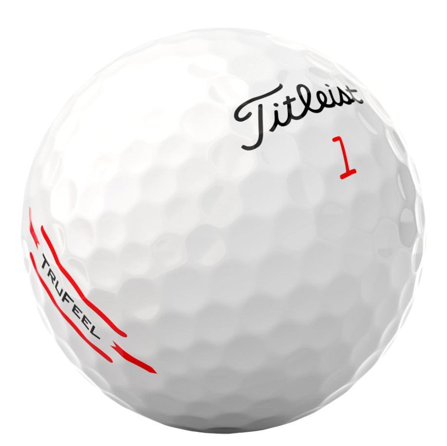 (3 pack) 2024 Titleist TruFeel White