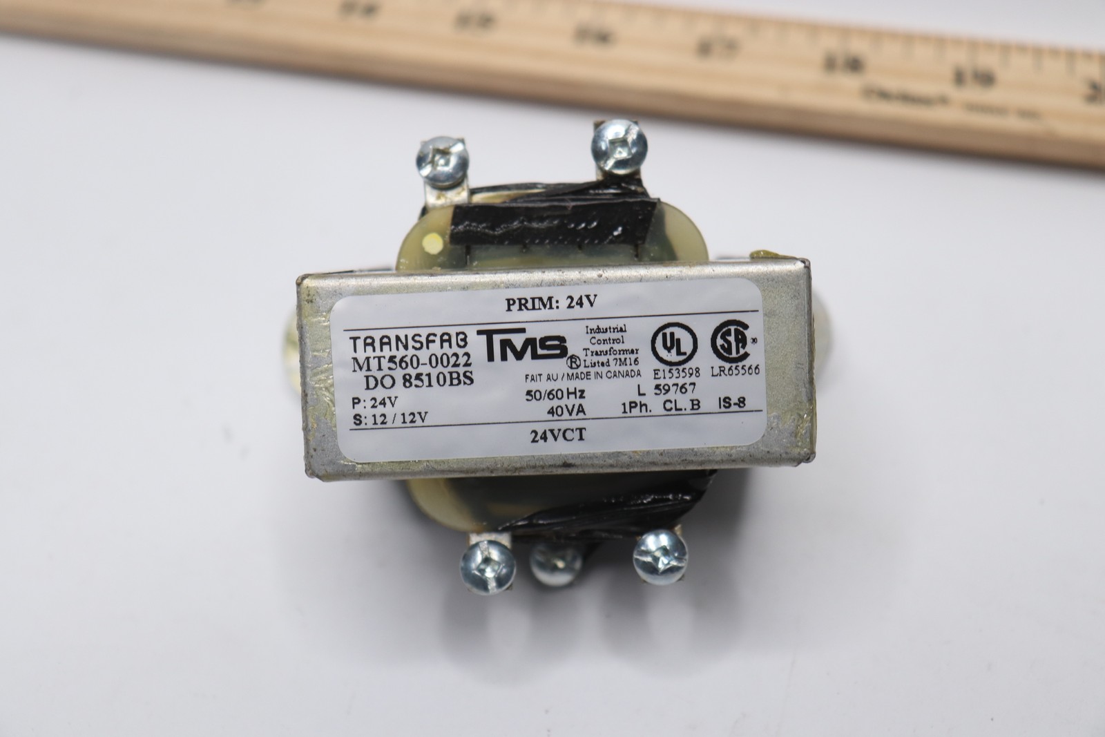 TMS Transformer 40VA 50/60 Hz MT560-0022