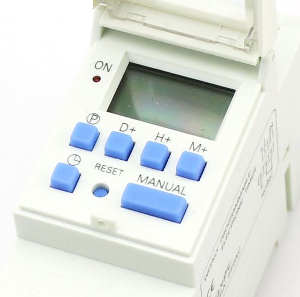 Digital LCD DIN Programmable Weekly Rail Timer AC 16A 110V Time Relay Switch