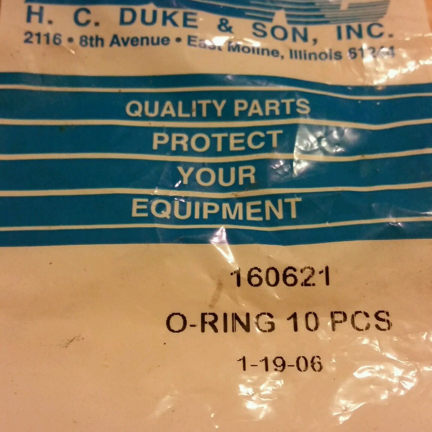 Electro Freeze Part # 160621 O-Ring Qty 10