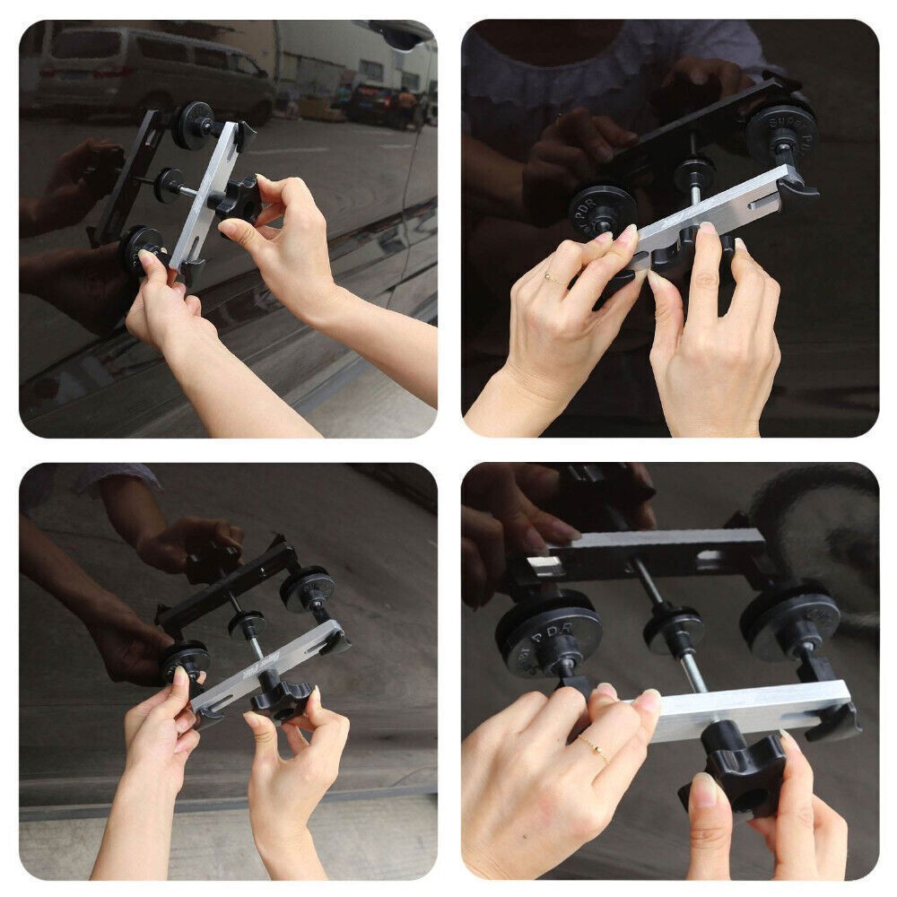 PDR Car Body Dent Paintless Repair Tool Dent Puller Plastic Glue Tabs Tool kit*