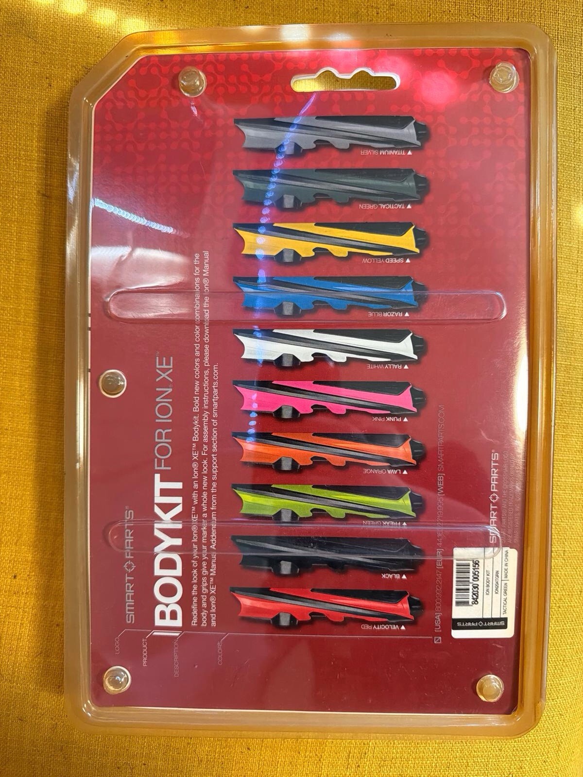 Smart Parts Paintball Ion Colour Kit Olive New