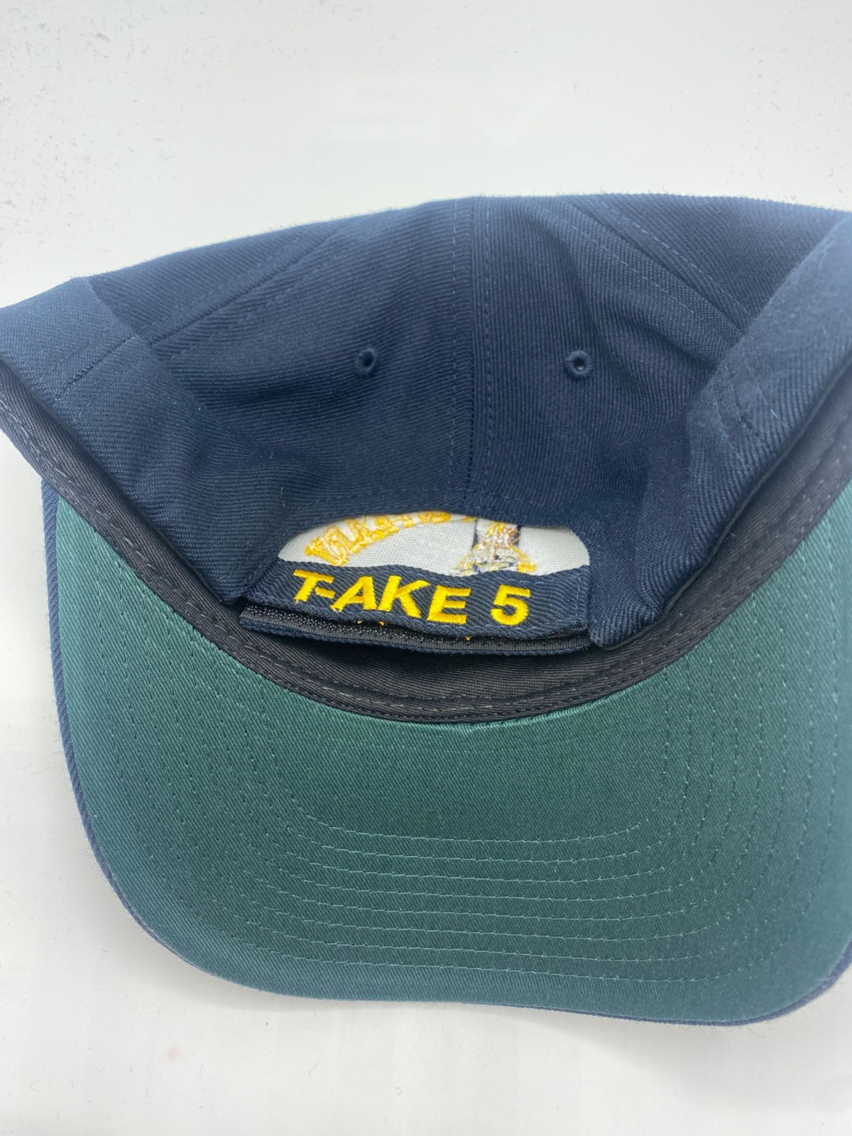 The Corps USNS Robert E. Peary T-AKE 5 Logo Blue Baseball Cap Hat One Size