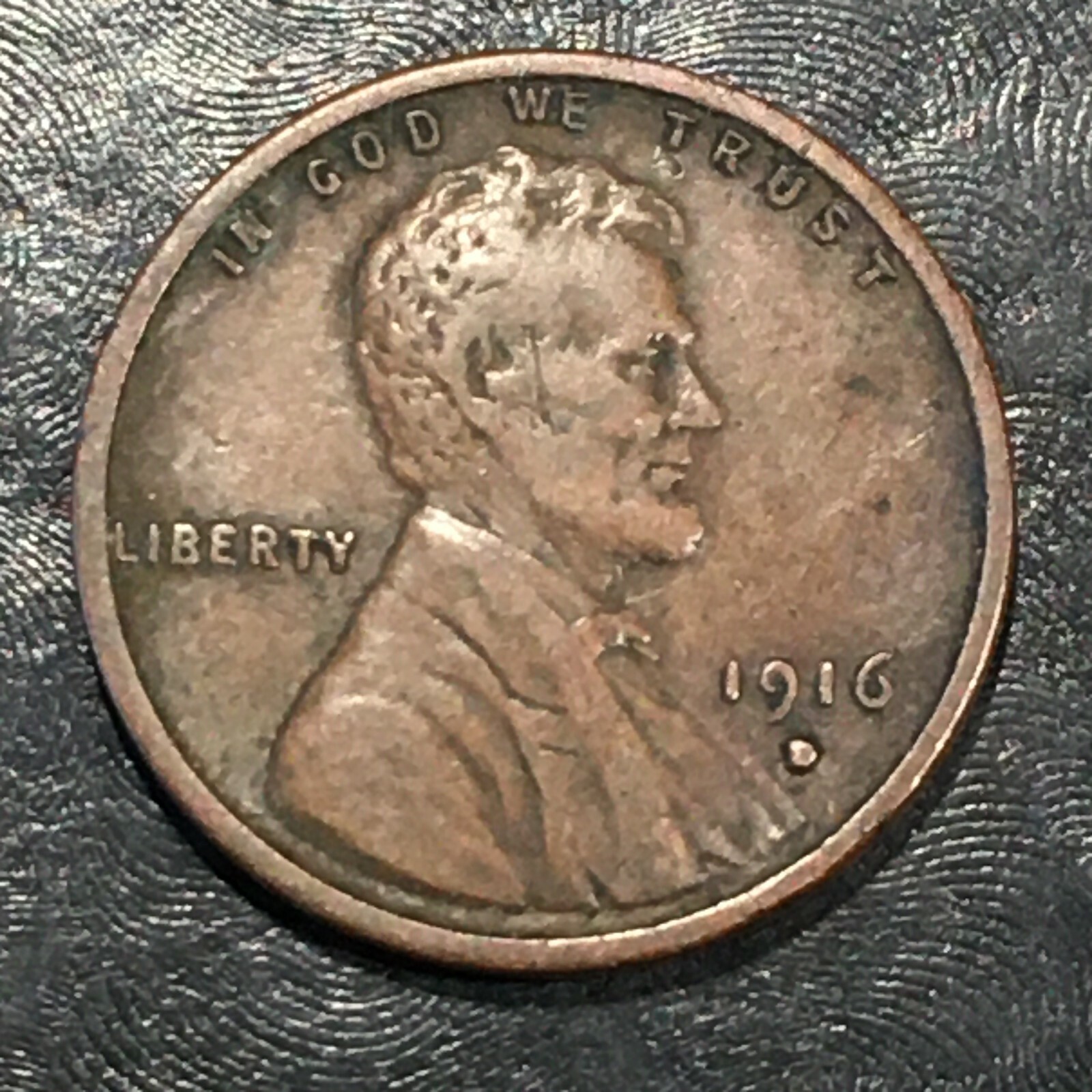 1916-D Lincoln Cent - High Quality Scans #K187