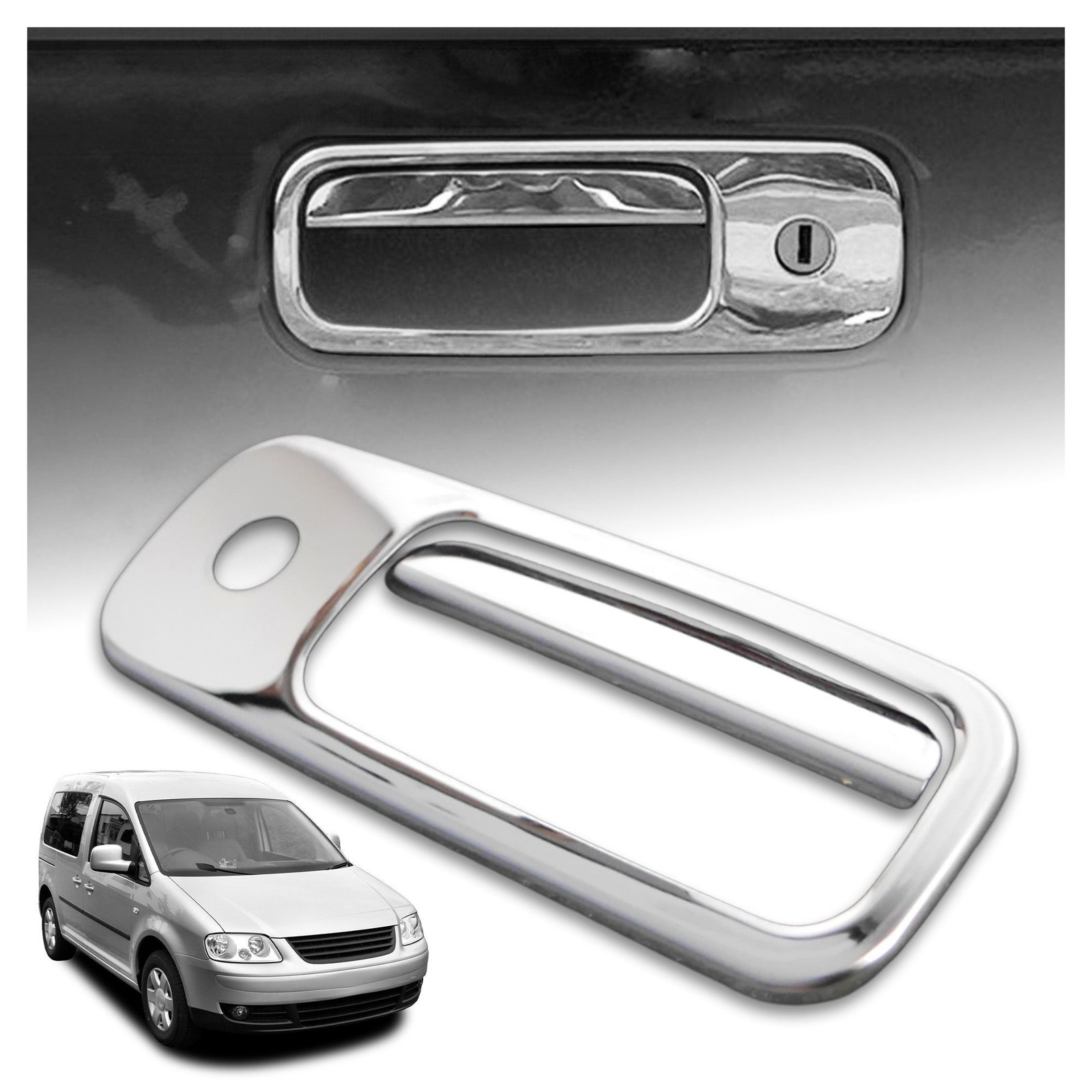 Tailgate Handle Cover for Volkswagen VW Caddy (2K) 2003-2010 Chrome