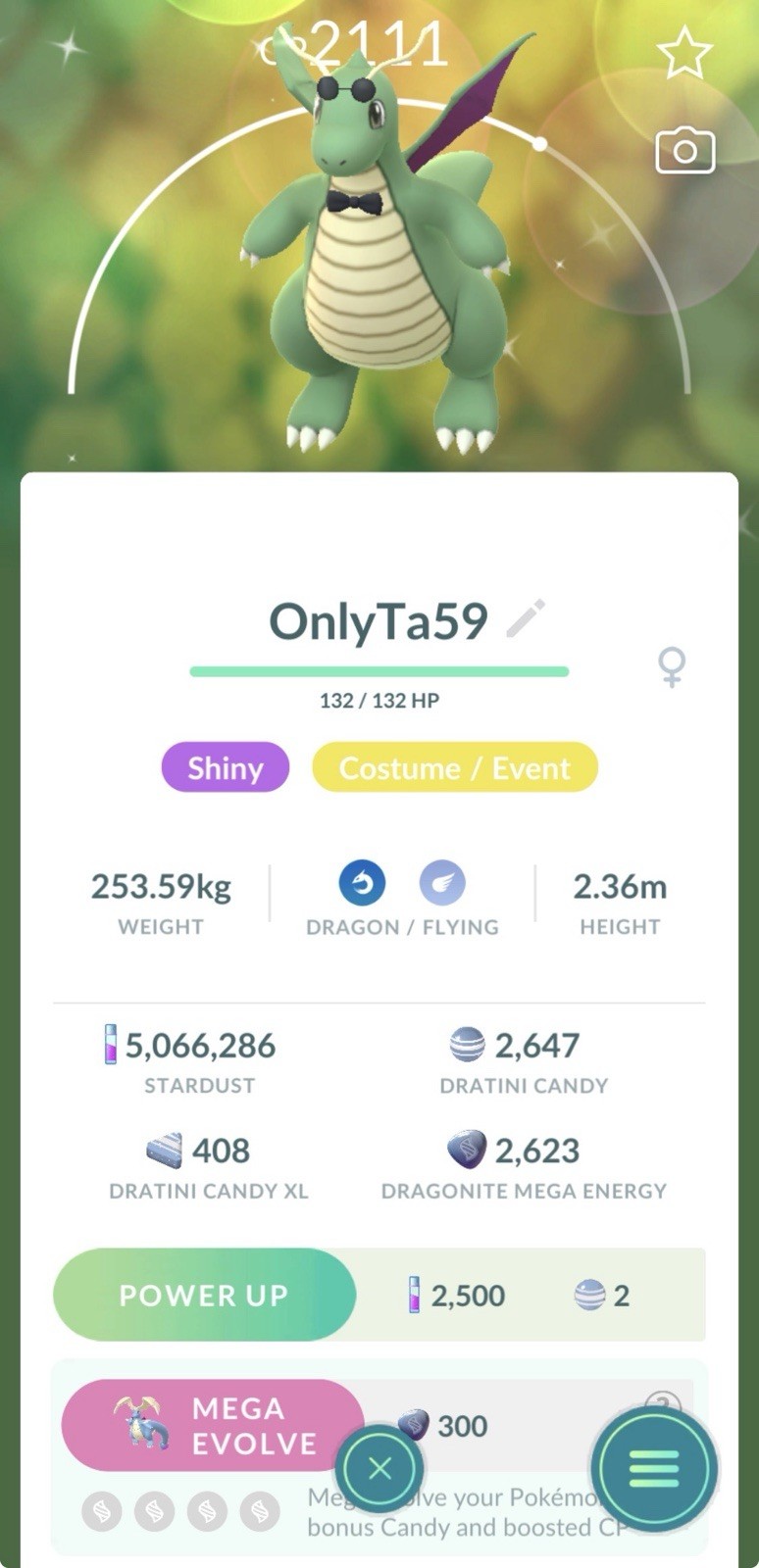 Shiny Dragonite Fashonable - Pokemon Go Fashion Week -Same Day Delivery